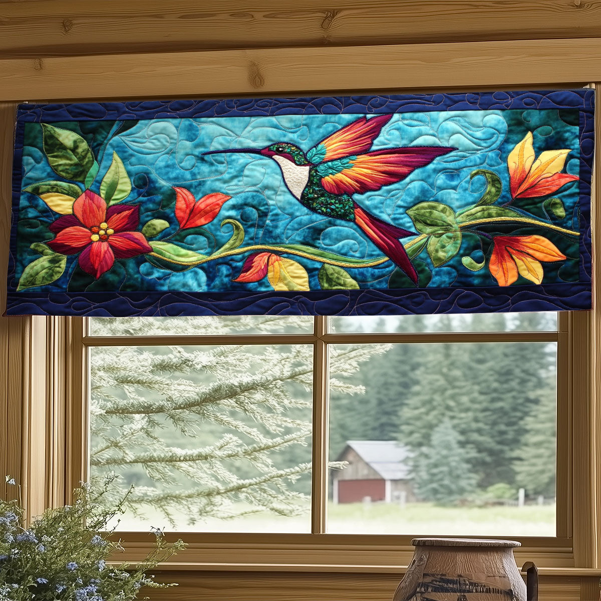 Velvet Breeze WY1407017CL Quilted Valance
