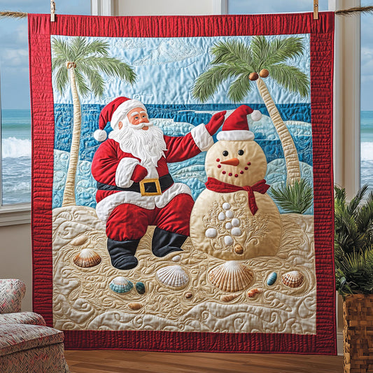 Seashell Snowman LT1911015CL Quilt