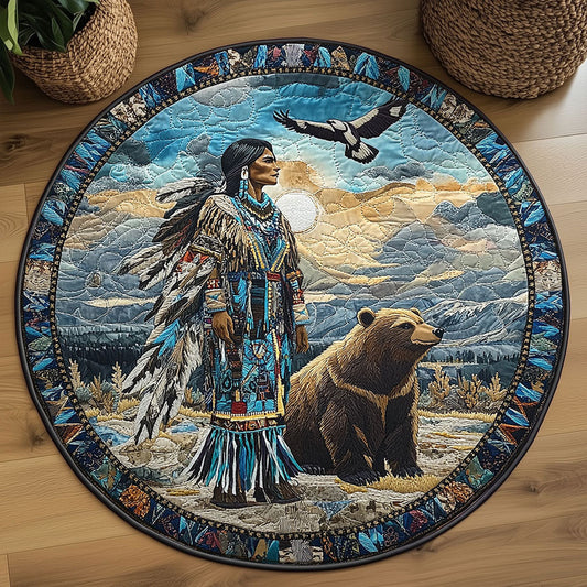 Mountain Native WN2008038CL Quilted Round Mat