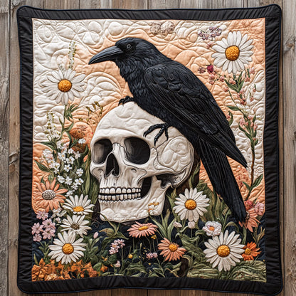 Skull Raven CW0207039CL Quilt