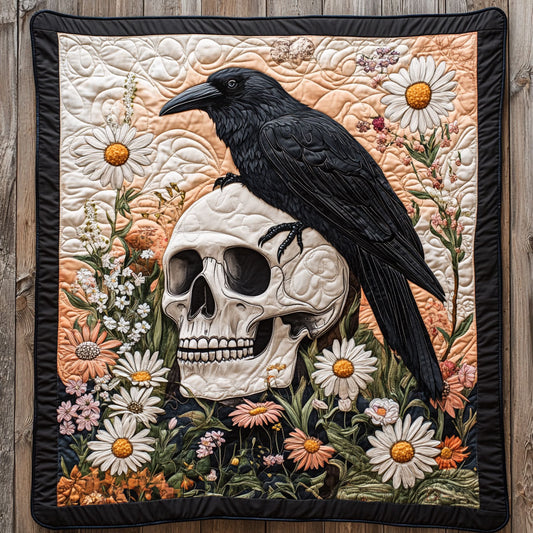 Skull Raven CW0207039CL Quilt