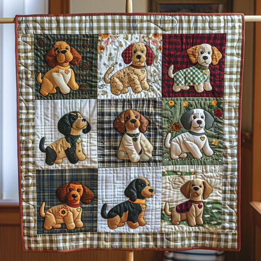 Patchwork Dog WJ0911019CL Quilt