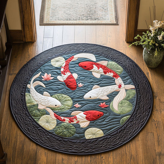 Flowing Balance CP0410043CL Quilted Round Mat