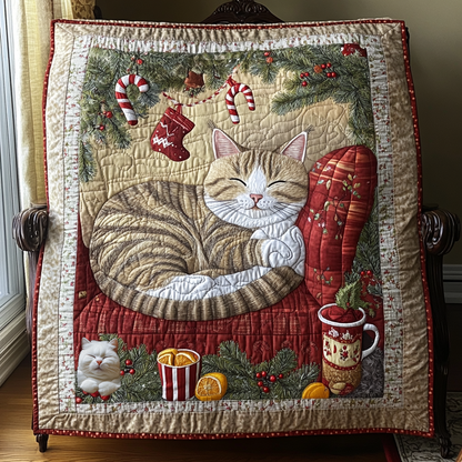 Cat Christmas YR1812002CL Quilt