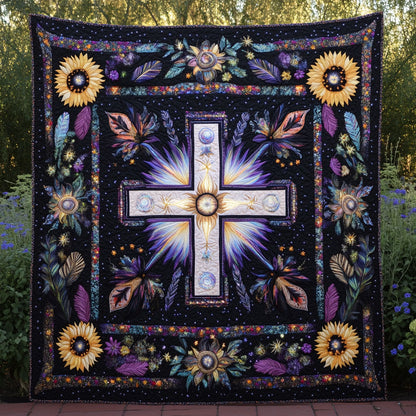 Graceful Bloom Cross WN2108055CL Quilt