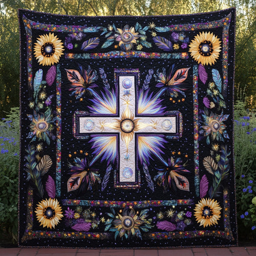 Graceful Bloom Cross WN2108055CL Quilt
