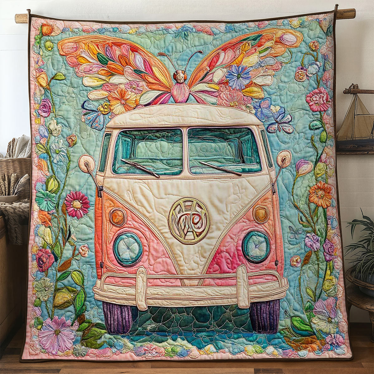 Boho Wings Van WN2105003CL Quilt