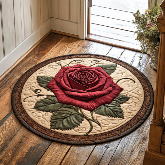 Charming Rose CP1607047CL Quilted Round Mat
