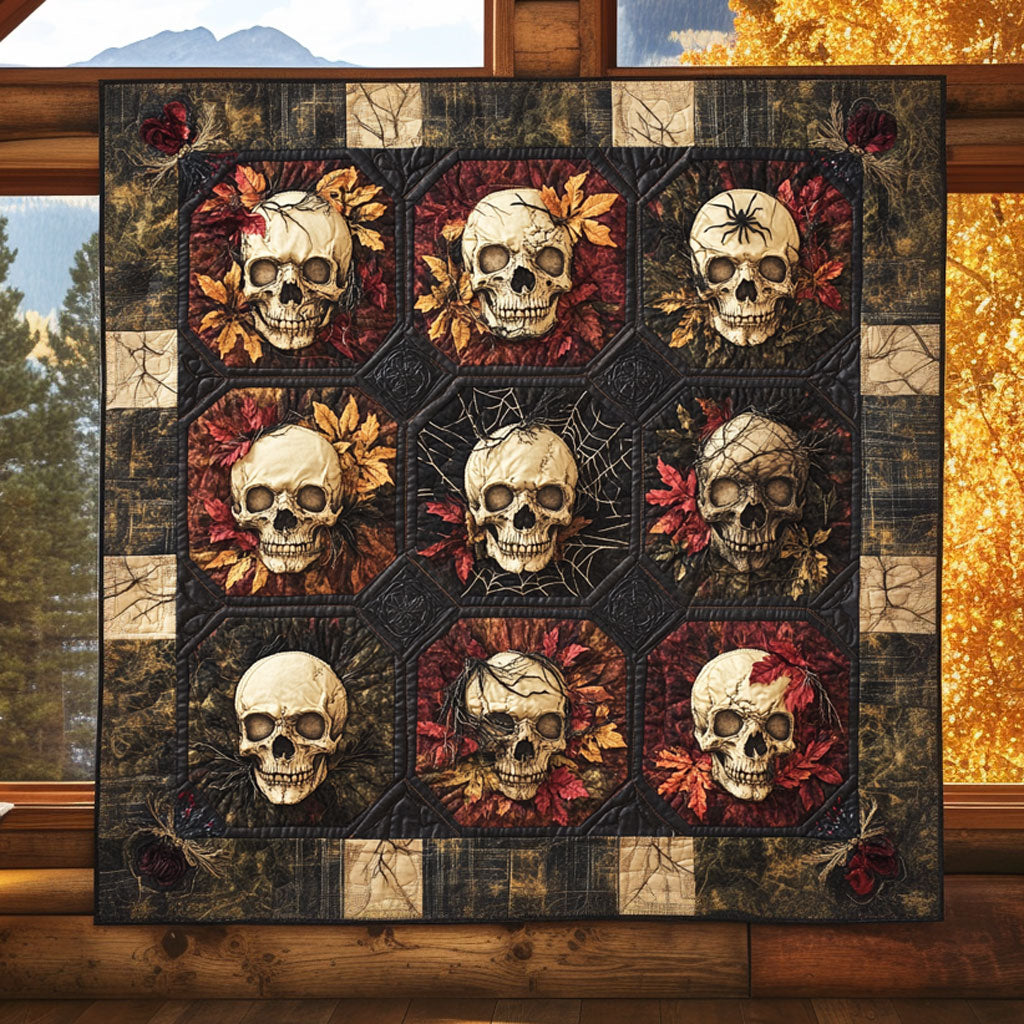 Rust Skull WN2208102CL Quilt