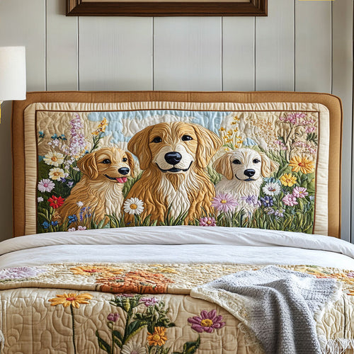 Family Dog WN2212004CL Quilted Headboard Slipcover