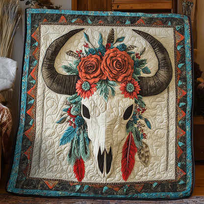 Bull Skull WX3105007CL Quilt