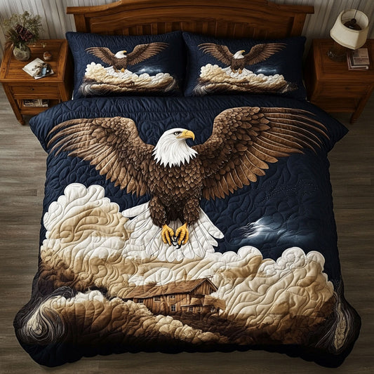 Glorious Eagle In Cloud WY1302089CL Duvet Cover Set
