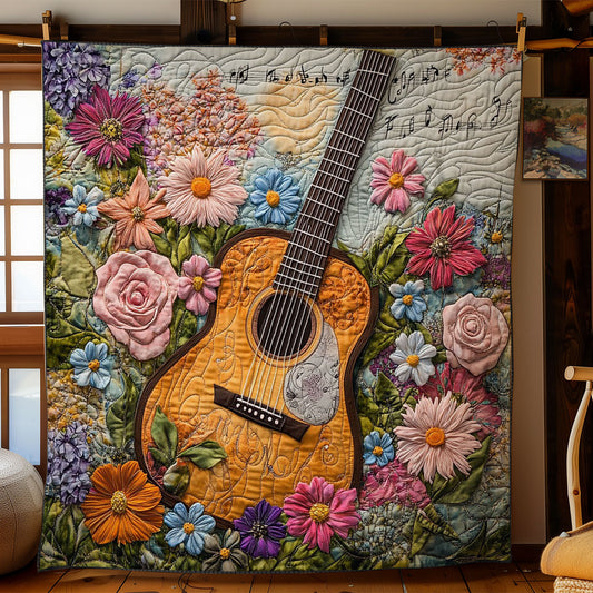 Guitar Bloom CW1605166CL Quilt