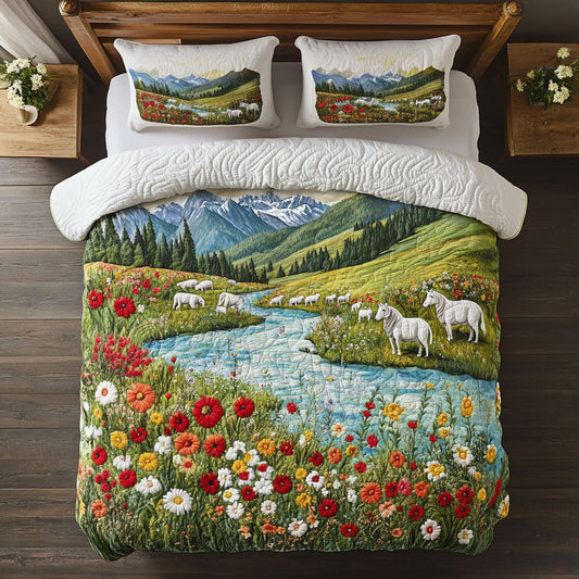 Wildflower Streams WY1908078CL Duvet Cover Set