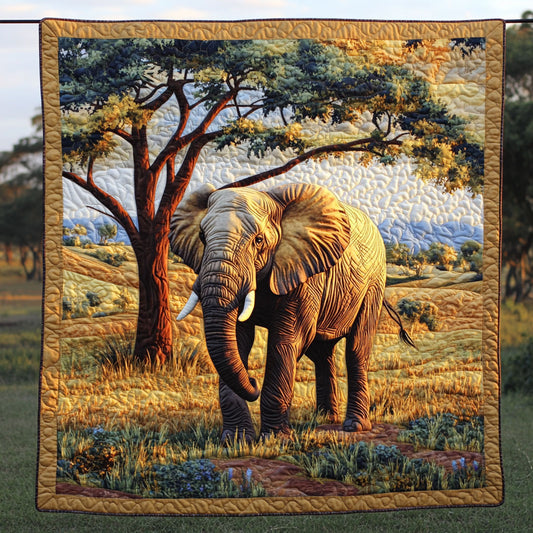 Safari Lonely Elephant WP2404054CL Quilt