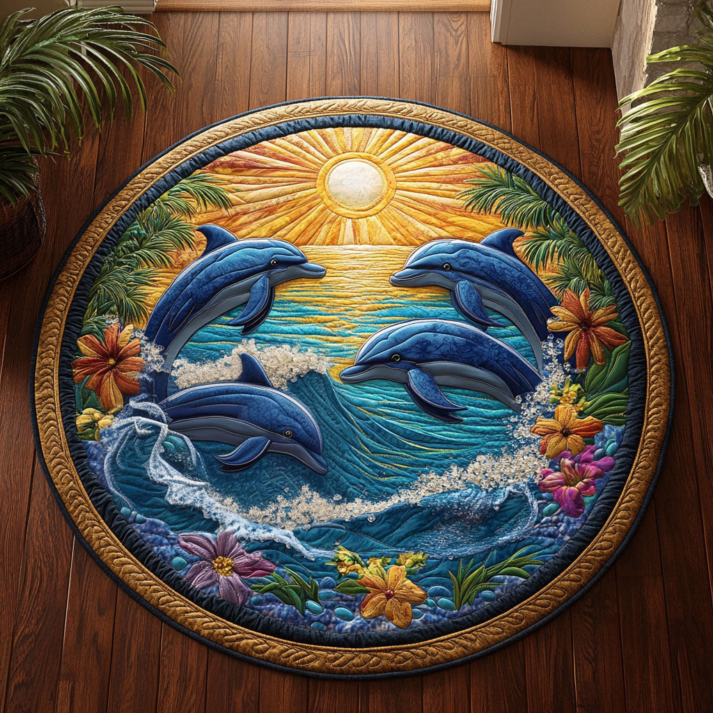 Summer Calling CM3005026CL Quilted Round Mat