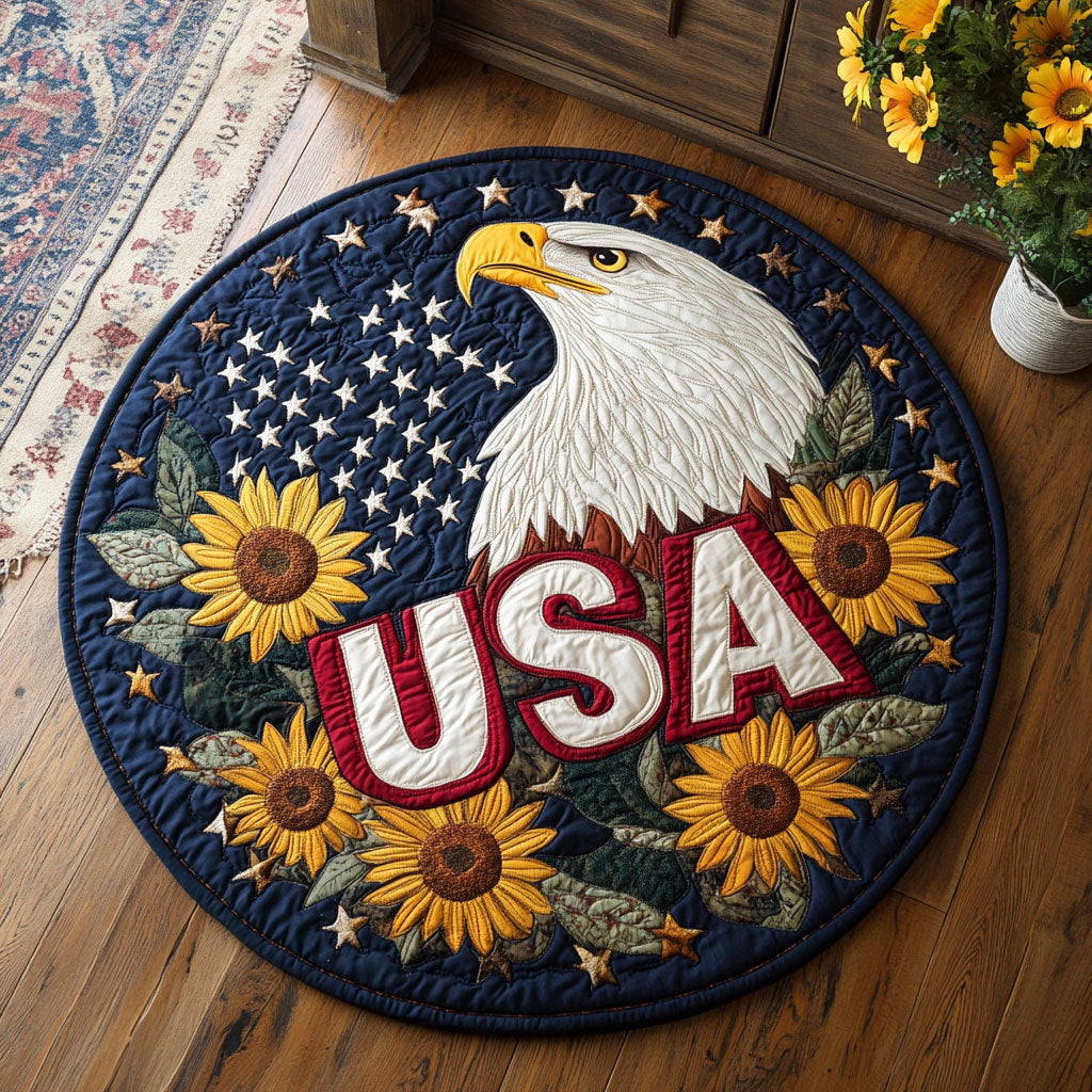 Grace And Spirit CP1406008CL Quilted Round Mat