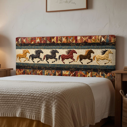 Tribal Gallop CP1512064CL Quilted Headboard Slipcover