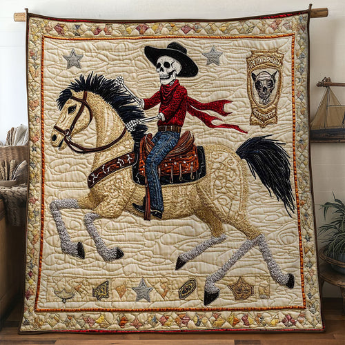 Desert Skeleton Cowboy WN1205009CL Quilt