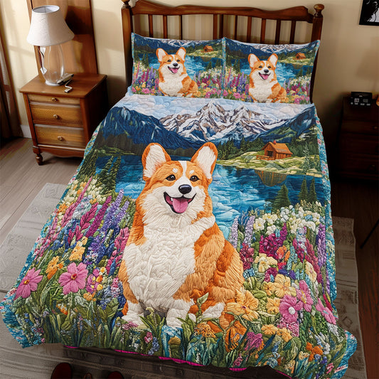 Happy Corgi WX1312079CL Duvet Cover Set