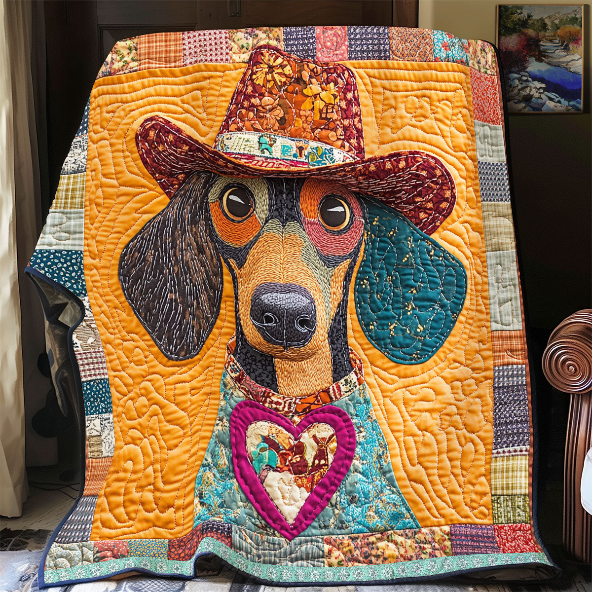 Dachshund  WX2112013CL Quilt