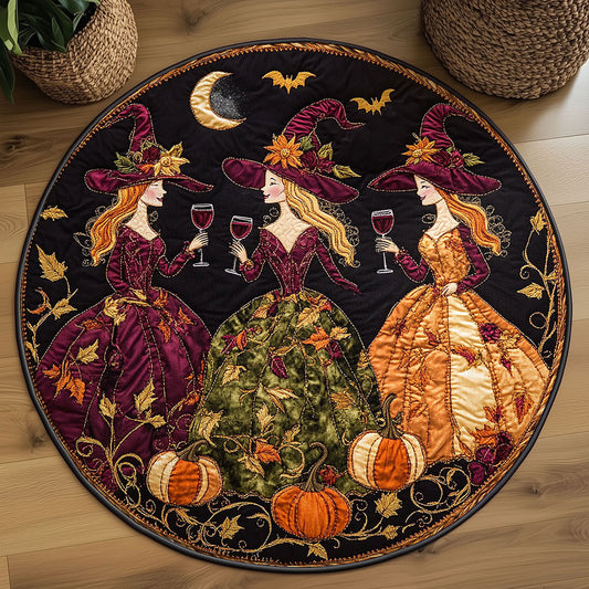 Twilight Witch Banquet WN15080103CL Quilted Round Mat