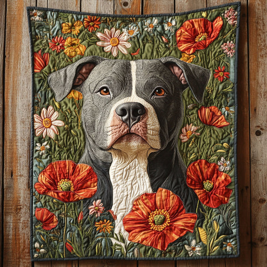 Pitbull and Poppy CW1205098CL Quilt