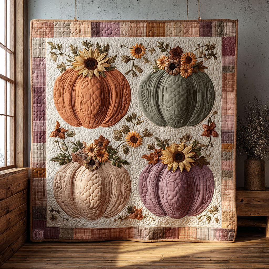 Golden Pumpkin Dream CW0808065CL Quilt