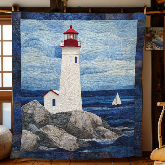 Lighthouse Coastline WN2503081CL Quilt