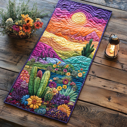Desert Under Sun CP1005035CL Quilted Table Runner