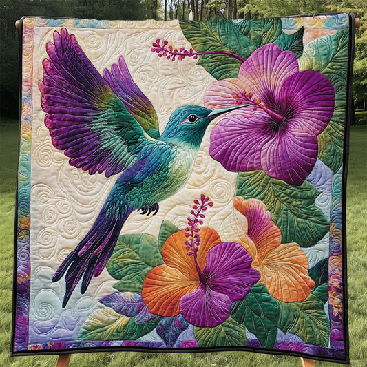 Beautiful Hummingbird WJ1004002CL Quilt