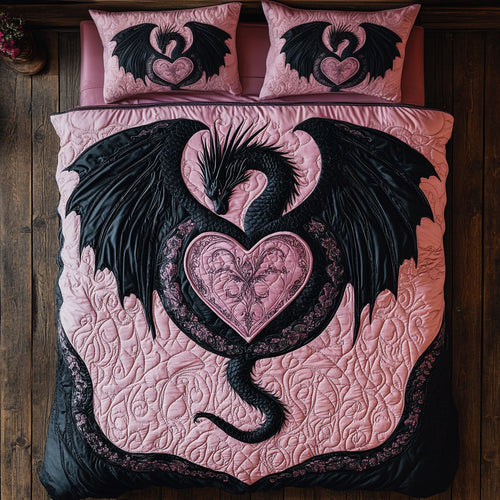 Gothic Dragon Romance WY1308072CL Duvet Cover Set