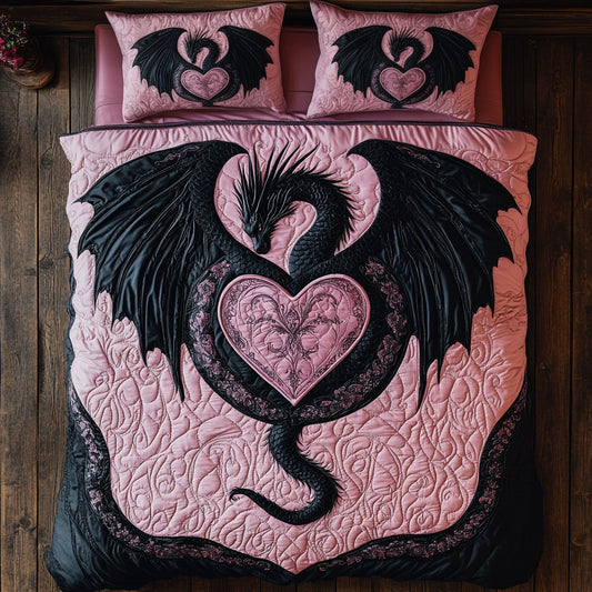 Gothic Dragon Romance WY1308072CL Duvet Cover Set