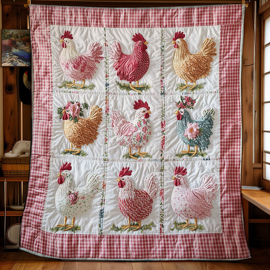 Hen Lover WY2101059CL Quilt