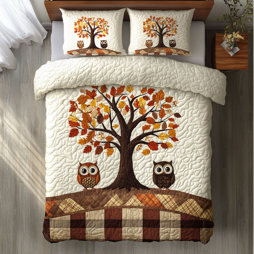 Owl Patchwork DH1909011CL Duvet Cover Set