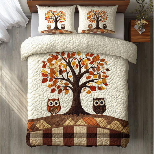 Owl Patchwork DH1909011CL Duvet Cover Set