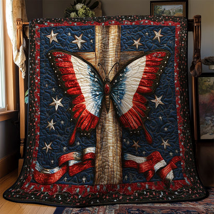 Star Spangled Butterfly WN3012004CL Quilt