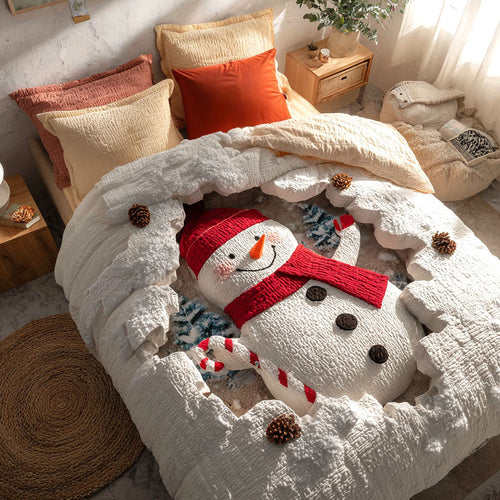 Winter Burst Snowman WN1111093CL Duvet Cover Set