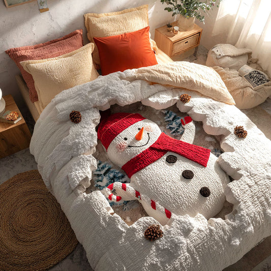 Winter Burst Snowman WN1111093CL Duvet Cover Set
