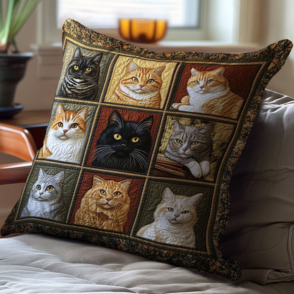 Royal Cat Collection WJ0212051CL Quilt Pillow Case