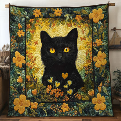 Cat Among Goldpetals WN1705007CL Quilt