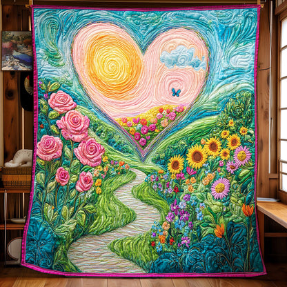Heartfelt Garden CW1401014CL Quilt