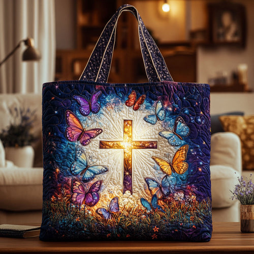 Eternal Bloom LT2611013CL Quilted Tote Bag