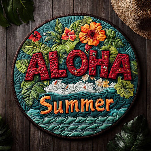 Summer Calling CM0406035CL Quilted Round Mat