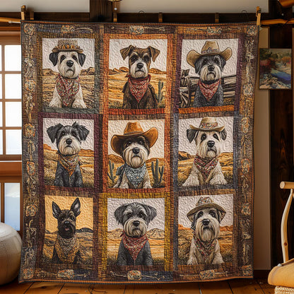 Bandana Schnauzer WN0901006CL Quilt