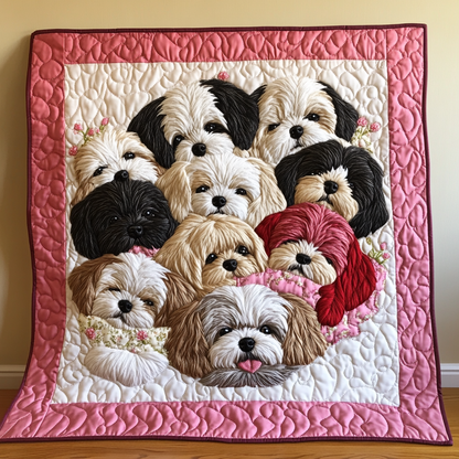 Puppy Love YR1401010CL Quilt