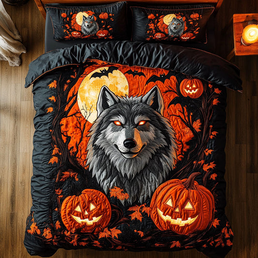 Blood Moon Wolf WY0408015CL Duvet Cover Set
