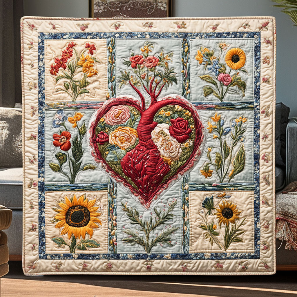 Aurora Heart WN2309015CL Quilt