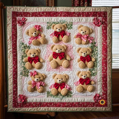 Lovely Teddy Bear WJ1212028CL Quilt