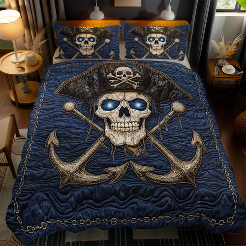 Pirate's Skull WN2301076CL Duvet Cover Set